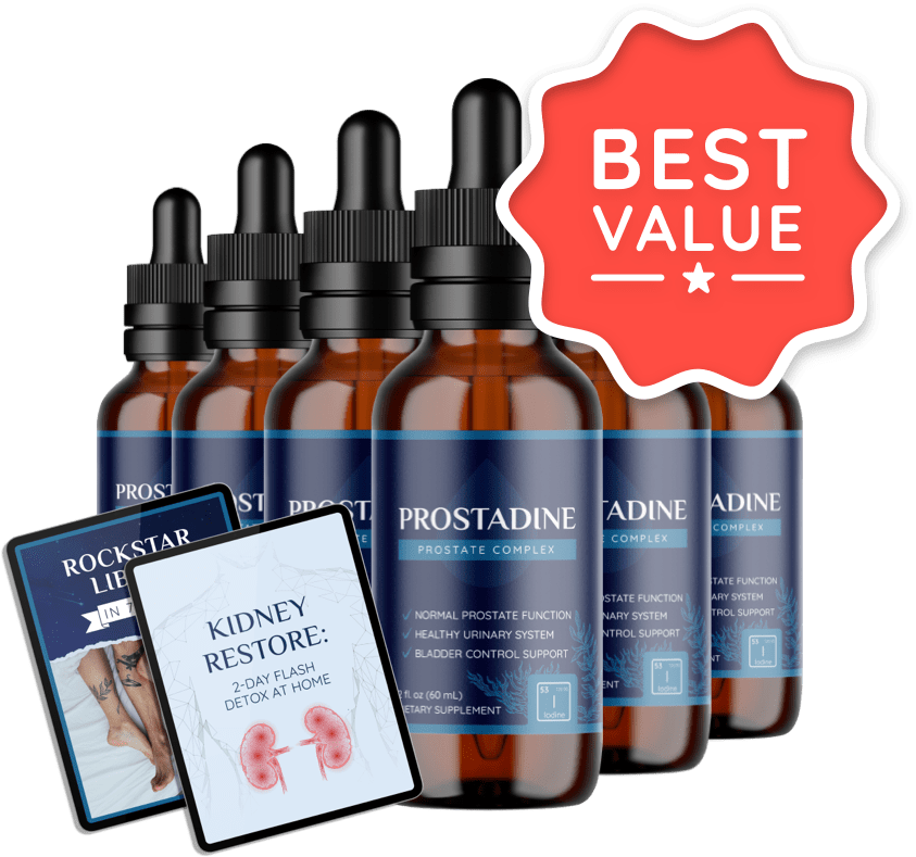 Prostadine six bottles plus bonus